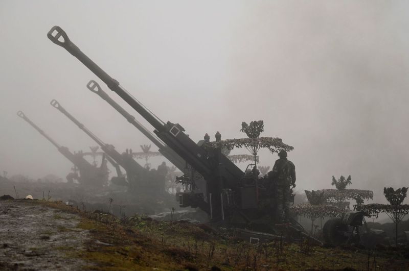 Indian Army soldiers near the Line of Actual Control