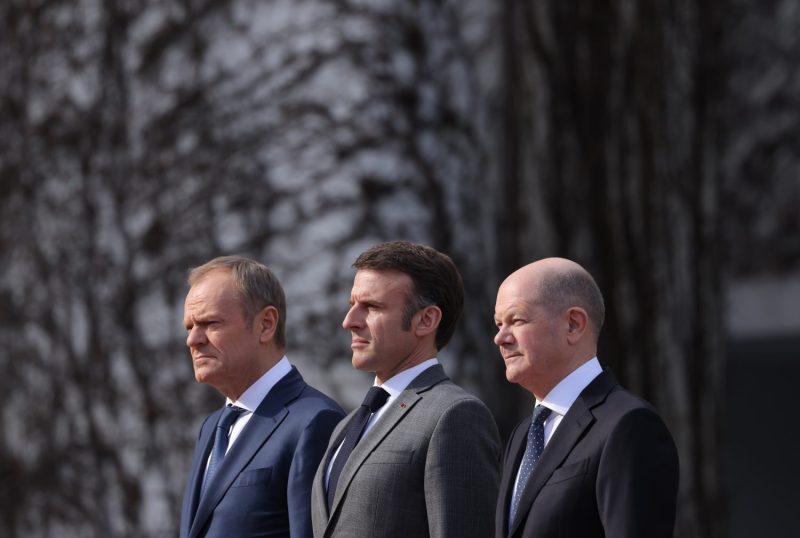 Tusk, Macron, and Scholz meet in Berlin