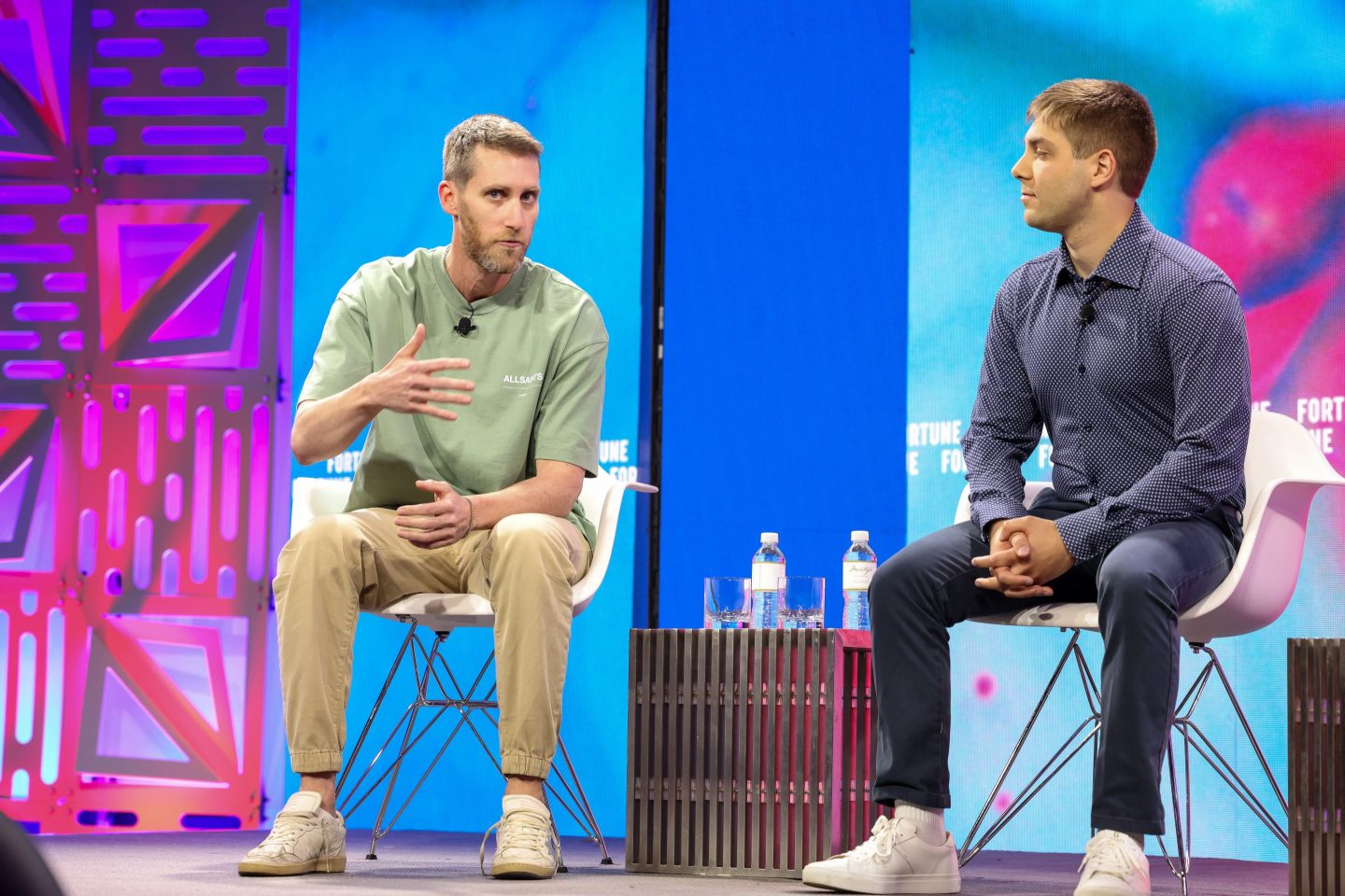 Wiz CEO Assaf Rappaport and Thrive Capital's Philip Clark appear at Fortune Brainstorm Tech in Park City, Utah, on Monday July 15th, 2024.