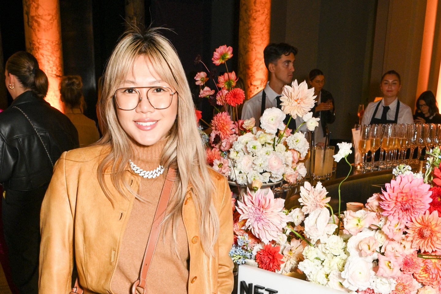 LONDON, ENGLAND - OCTOBER 05: Andrea Cheong attends the NET-A-PORTER Incredible Women Talk "Vision and Voice" at The V&amp;A on October 5, 2023 in London, England. (Photo by Dave Benett/Getty Images for NET-A-PORTER)