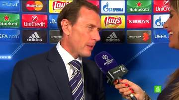 Emilio Butragueño, durante una entrevista