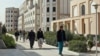 Students walk on the campus of Khatam-al Nabyeen University in Kabul, which the Taliban has announced it is shutting down. (file photo)