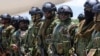 (FILE) Members of the second contingent of Kenyan police gather after arriving in the Caribbean country as part of a peacekeeping mission, in Port-au-Prince, Haiti July 16, 2024.