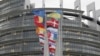 FILE - European flags fly outside the European Parliament on Feb. 7, 2024, in Strasbourg, eastern France. 