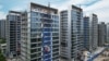 中国万科公司在浙江省杭州市开发的住宅楼楼盘。（2024年5月9日）