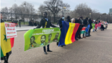 Pan-Africa diaspora protest at White House