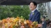 台湾新总统赖清德2024年5月20日在就职典礼上发表讲话