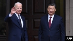 美国总统拜登和中国国家主席习近平2023年11月15日在加利福尼亚州伍德赛德举行会晤。