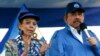 (FILE) Nicaragua's President Daniel Ortega and his wife, Vice President Rosario Murillo, lead a rally in Managua, Nicaragua on Monday, Aug. 2, 2021.