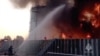 俄罗斯罗斯托夫地区油库因无人机袭击起火燃烧。（资料照：2024年6月18日）