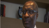 Christopher Fomunyoh, directeur Afrique du NDI à Niamey, le 2 octobre 2019 (VOA/Abdoul-Razak Idrissa).