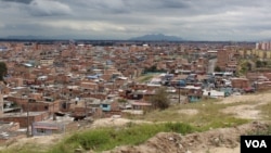 (FILE) Neighborhoods of a rural area of the municipality of Soacha, Colombia.