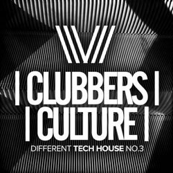 Clubbers Culture: Different Tech House No.3