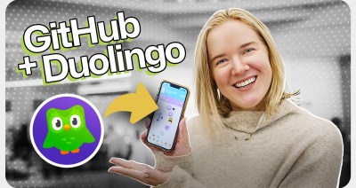 A thumbnail graphic for a case study between GitHub and Duolingo.