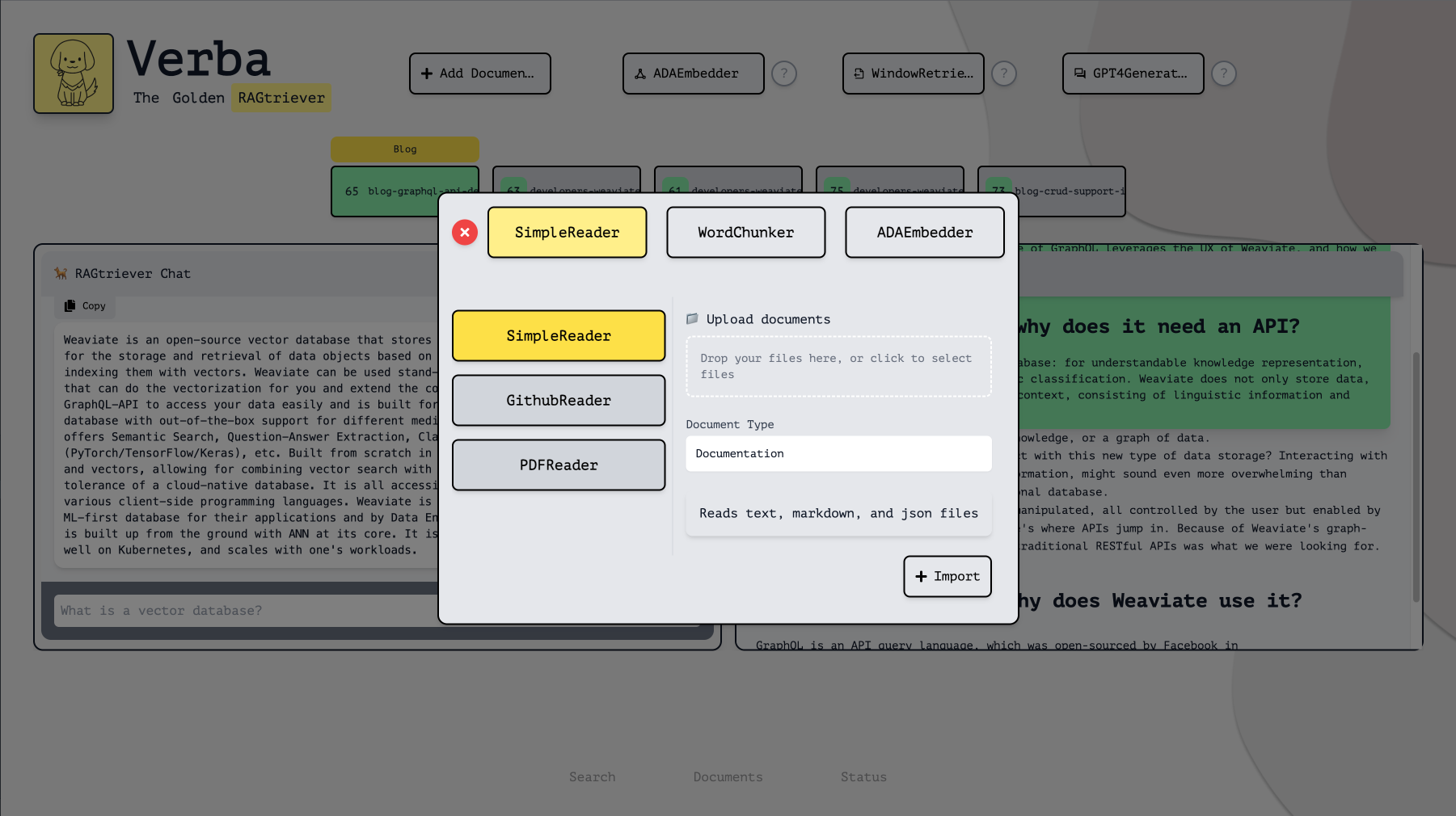 Demo of Verba