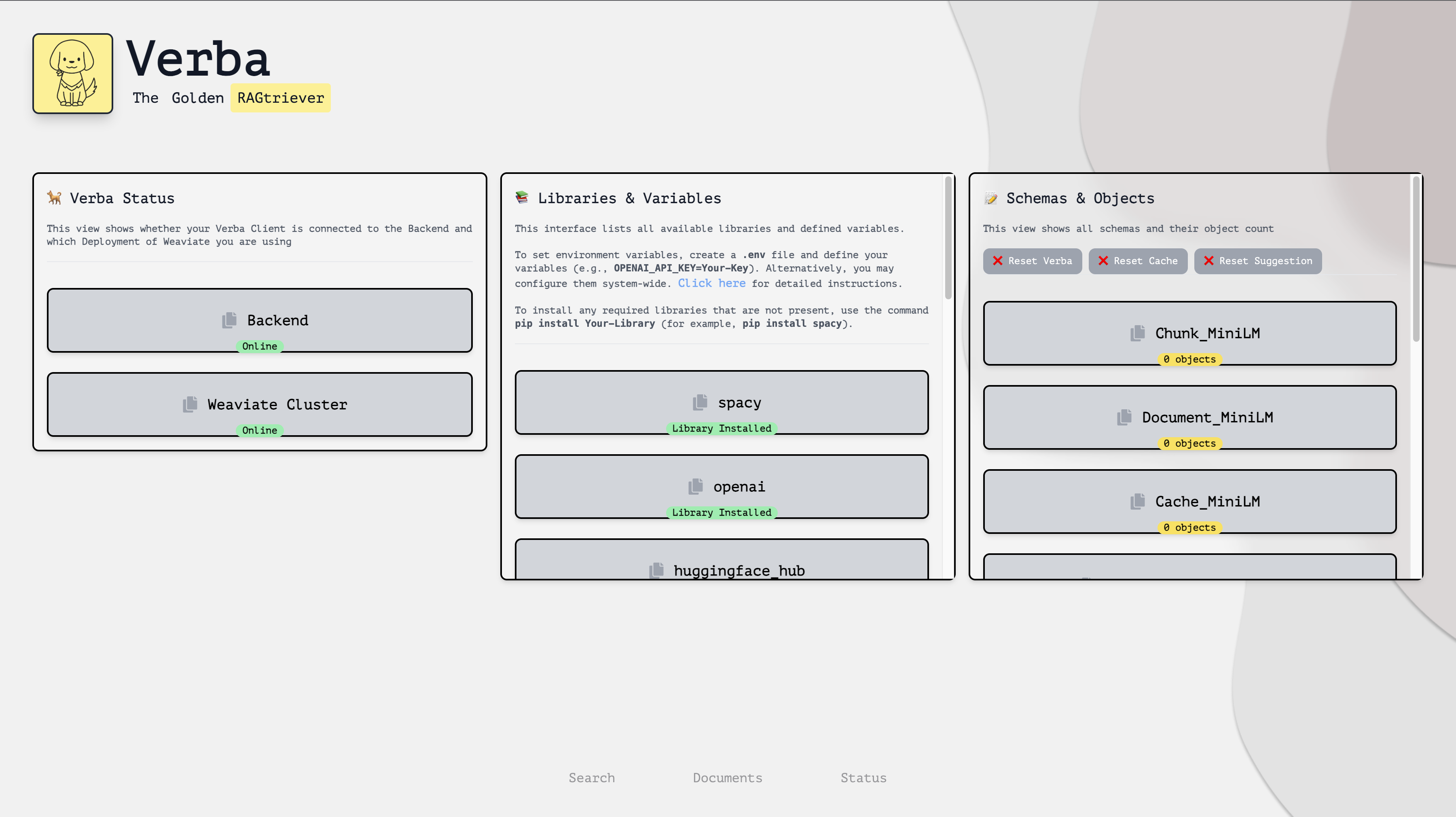 Demo of Verba