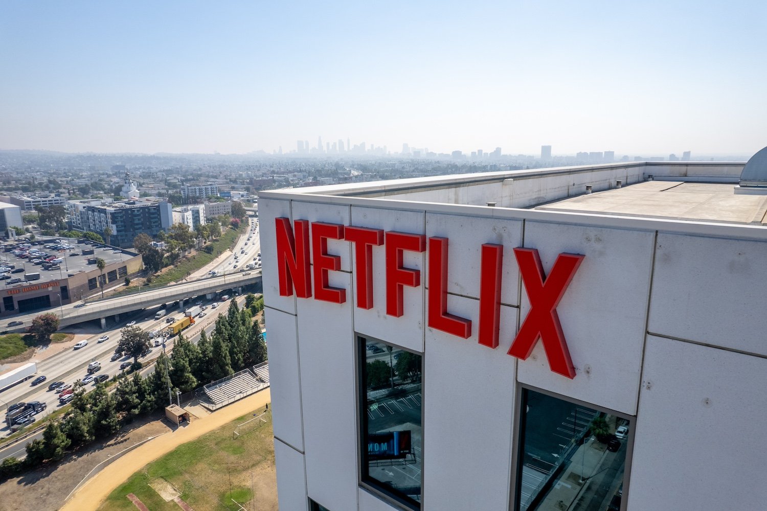 The Netflix building in Los Angeles