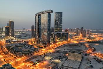 A view on Abu Dhabi, in the United Arab Emirates