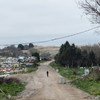 Imagen del asentameirnto de la Cañada Real, un barrio pobre de Madrid, España.