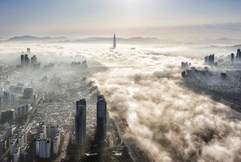 A view of Seoul in South Korea.