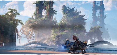 arrière-plan Aloy de la page de la licence horizon