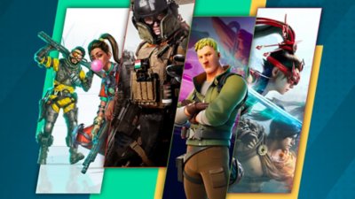 Najboljše igre v slogu Battle Royale – slikovno gradivo z igrami Apex Legends, Call of Duty: Warzone, Fortnite in Naraka Bladepoint