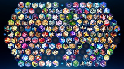 Dragon Ball: Sparking! Zero-screenshot van een grote selectie van speelbare personages