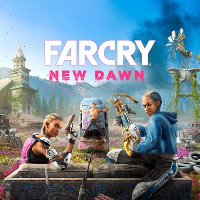 Arte da capa de Far Cry New Dawn