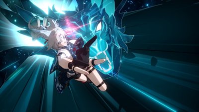 Honkai Star Rail screenshot showing a character executing a dramatic attack move using some sort of animal-like magic