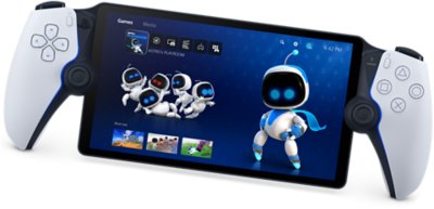 Reproductor remoto PlayStation Portal con Astrobot en la pantalla