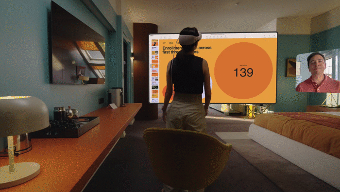 FaceTime on Vision Pro