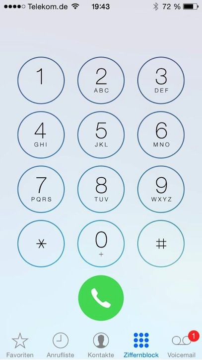 New call dialer