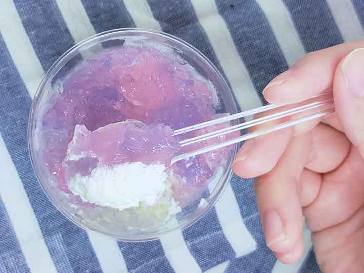 セブンイレブンのパフェがまるでアジサイみたい！　かわいすぎると話題に