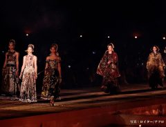 『Dior』のショーに猫が乱入　人間モデルを圧倒するウォーキングを披露