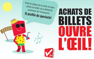 TicketCheck, la campagne de sensibilisation de la FRC