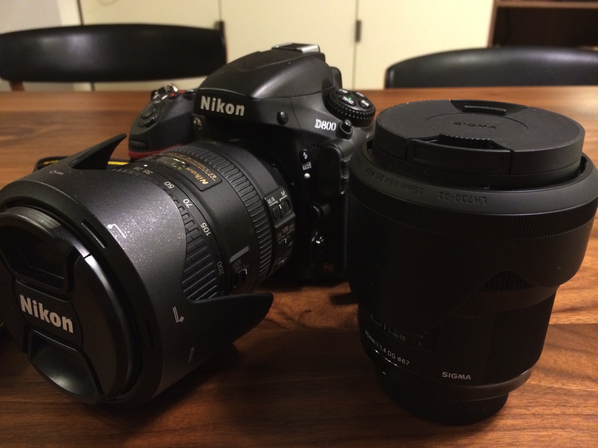 Nikon「D800 28-300 VRレンズキット」とSIGMA「35mm F1.4 DG HSM」を購入！