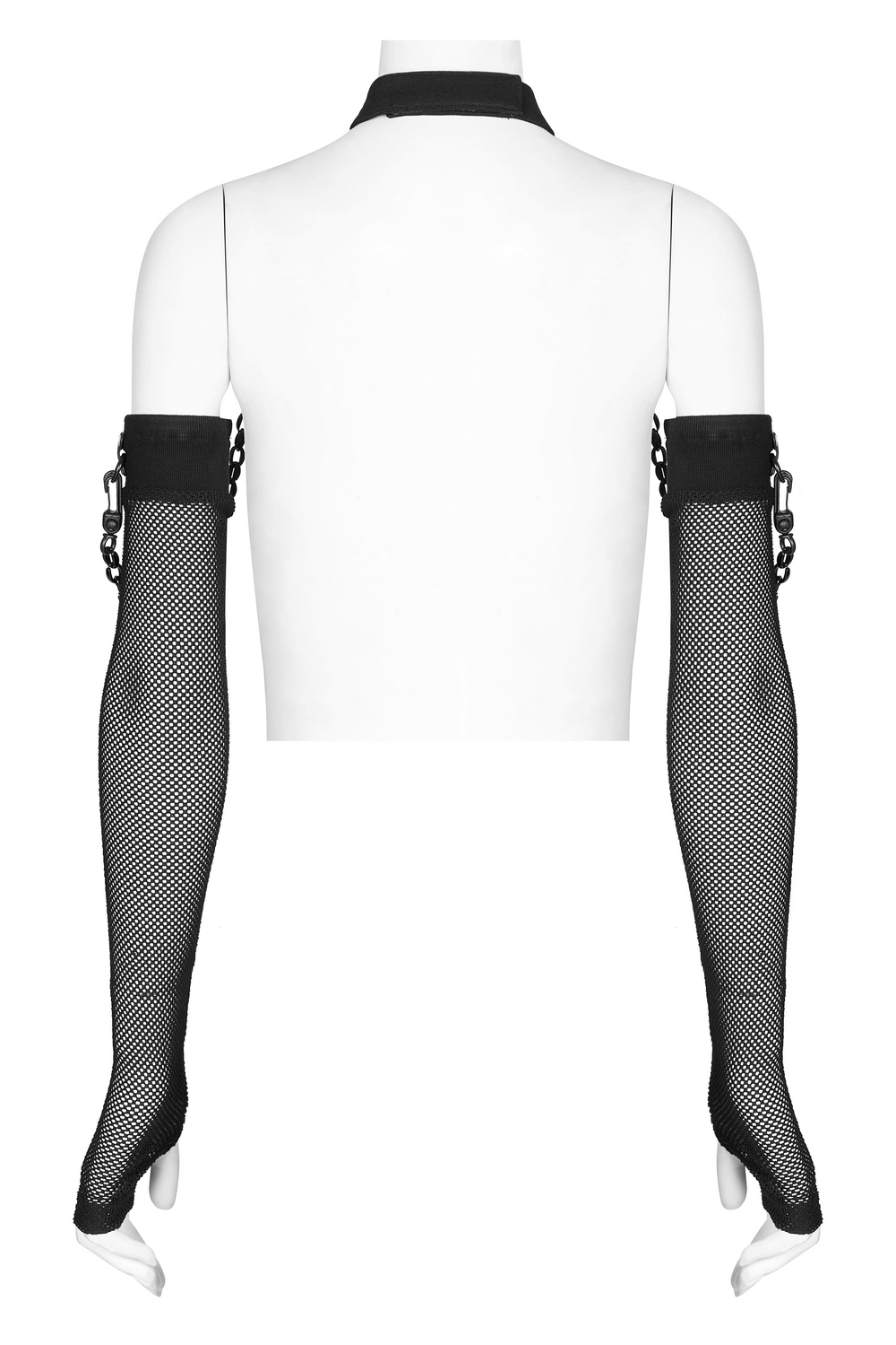 Punk Style Elastic Gauze Choker and Arm Sleeves