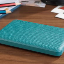 Green external hard drive