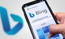 Bing on a phone