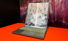 the lenovo ThinkBook Plus Gen 6 Rollable laptop at ces 2025