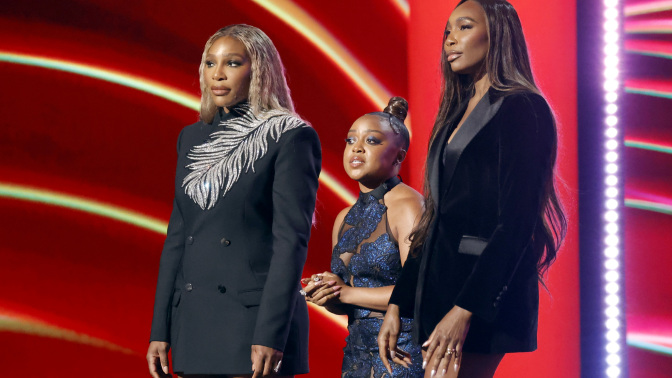 erena Williams, Quinta Brunson and Venus Williams speak onstage during the 2024 ESPY Awards at Dolby Theatre on July 11, 2024 in Hollywood, California. 