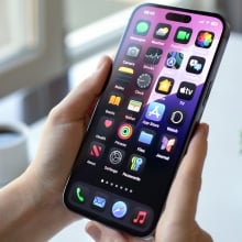 iOS 18 on an iPhone