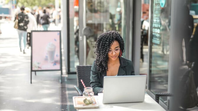 Women on a laptop