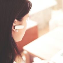 woman on phone