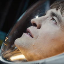 Robert Pattinson in a space suit in 'Mickey 17.'