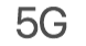 The 5G status icon.