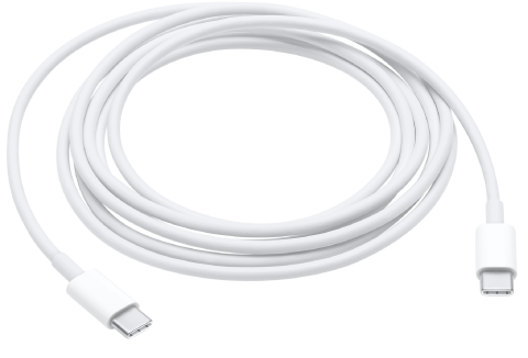 El cable de carga USB-C.