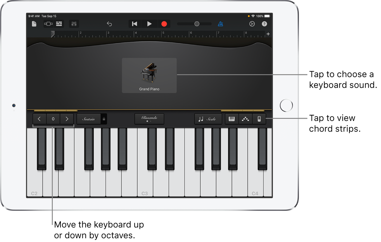 Keyboard Touch Instrument