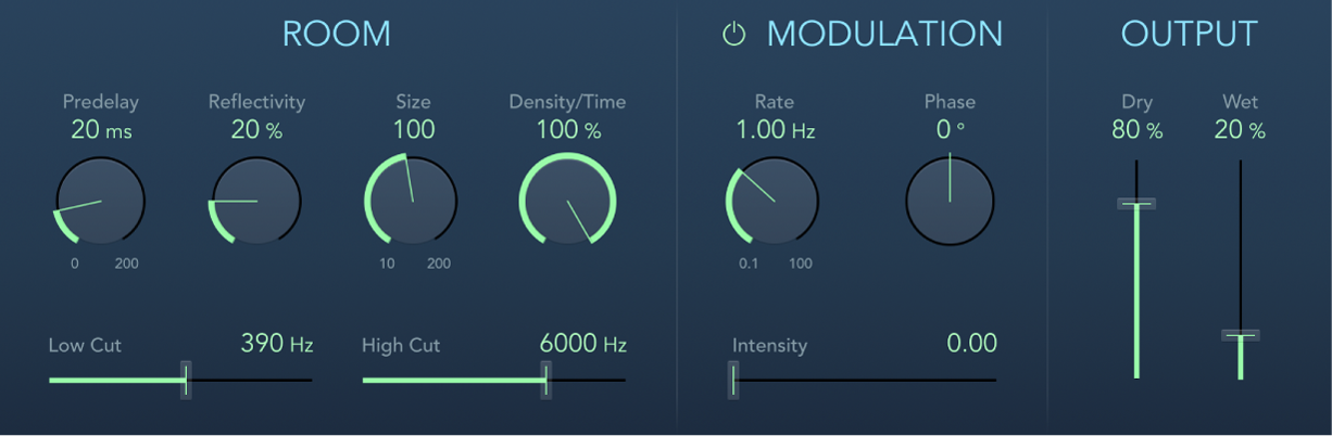 Abbildung. SilverVerb-Plug-in