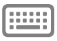 a keyboard icon